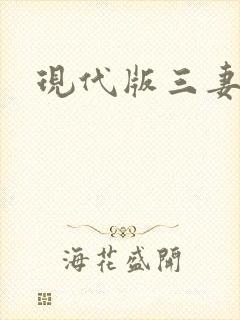 现代版三妻四妾