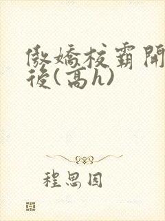 傲娇校霸开荤以后(高h)