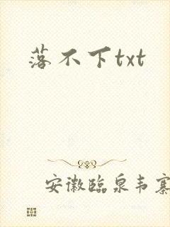 落不下txt