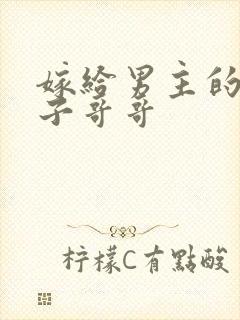 嫁给男主的病秧子哥哥