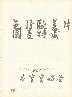 色情欧美片午夜国产特黄