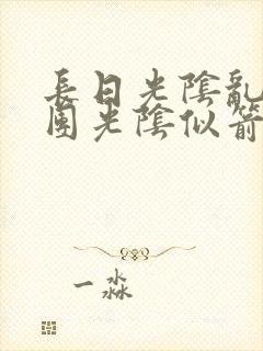 长日光阴乱作一团光阴似箭无弹窗