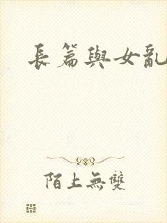 《长篇与女乱小说》小说封面