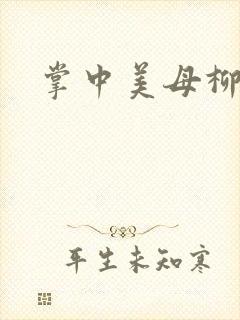掌中美母柳玉茹