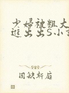 少妇被粗大猛进进出出S小说