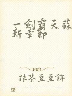 一剑霸天苏信最新章节