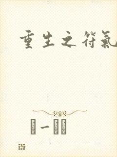 重生之符气冲天