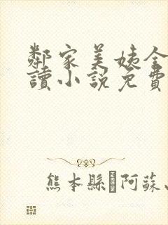 邻家美姨全文阅读小说免费