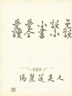 爱爱小说免费阅读全书小说乡村