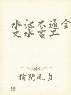 水泄不通金银原文水电工