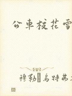 公车校花雪柔h