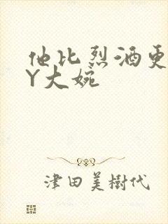 他比烈酒更撩BY大婉