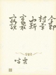 寂寞山村全部小说最新章节