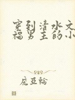 穿到清水文里造福男主的小说