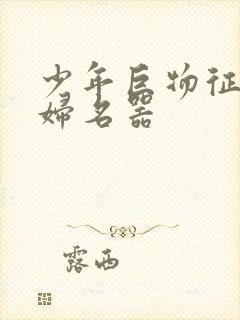 少年巨物征服美妇名器