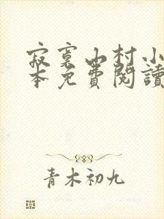 寂寞山村小说全本免费阅读