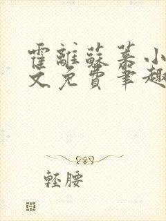 霍离苏莱小说全文免费笔趣阁封面