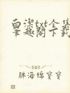 白洁txt全集笔趣阁下载