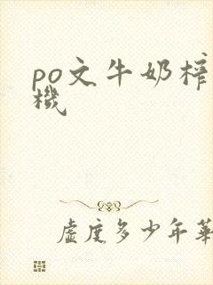 po文牛奶榨汁机