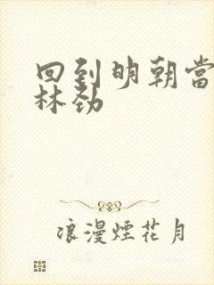 回到明朝当王爷林劲