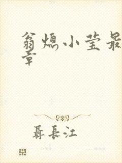 翁熄小莹最新节章