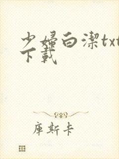 少妇白洁txt下载