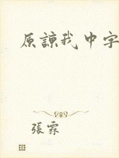 原谅我中字
