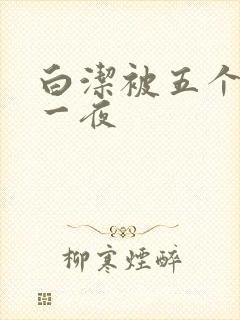 白洁被五个人玩一夜