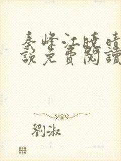 秦峰江晓晴的小说免费阅读