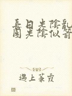 长日光阴乱作一团光阴似箭眇眇