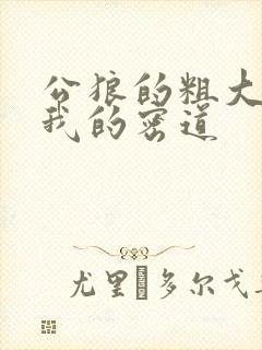 公狼的粗大挺进我的密道