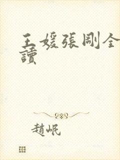 王媛张刚全文阅读封面