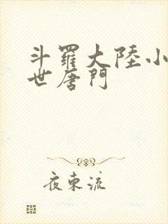 斗罗大陆小说绝世唐门