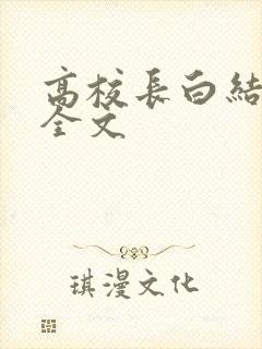 高校长白结小说全文