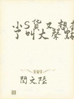 小S货又想挨C了叫大声点小