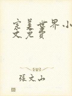 完美世界小说全文免费