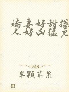 娇妻好甜总裁大人好凶猛免费小说