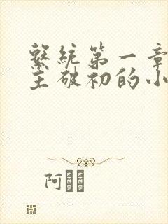 系统第一章给宿主破初的小说