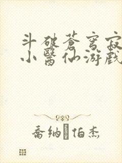 斗破苍穹寂寞的小医仙游戏世界