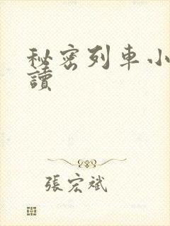 秘密列车小说阅读