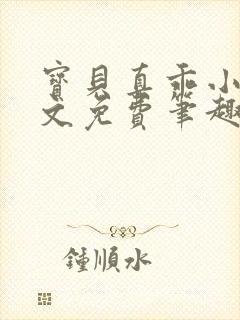 宝贝真乖小说全文免费笔趣阁