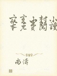 寂寞山村小说全本免费阅读