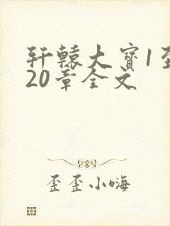 轩辕大宝1至720章全文