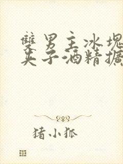 双男主冰块棉签夹子酒精扩张器