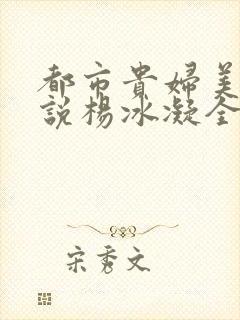 都市贵妇美腿小说杨冰凝全文阅读