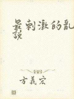 最刺激的乱惀小说封面