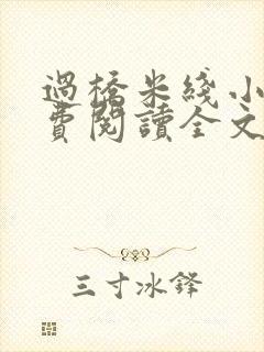 过桥米线小说免费阅读全文