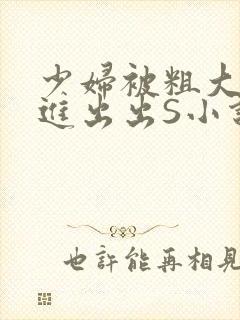 少妇被粗大猛进进出出S小说