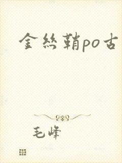 金丝鞘po古言封面