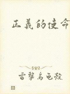 正义的使命最新